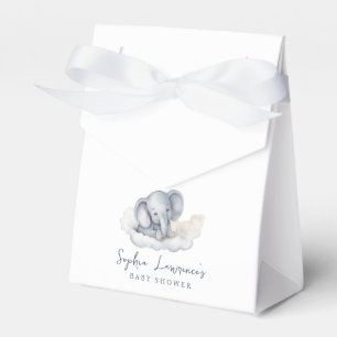 Baby Elephant Baby Shower Invitation Favor Box