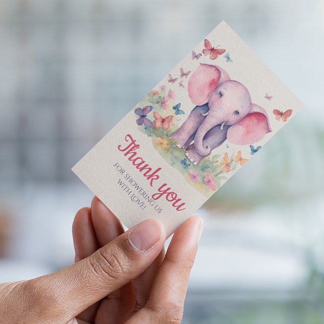 Baby Elephant Baby Shower Thank You (Creator Uploaded)