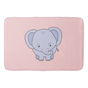 Baby Elephant  Bath Mat