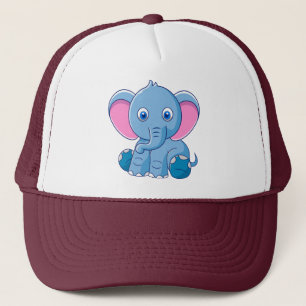 Baby Elephant Cartoon Clipart-64832 Trucker Hat