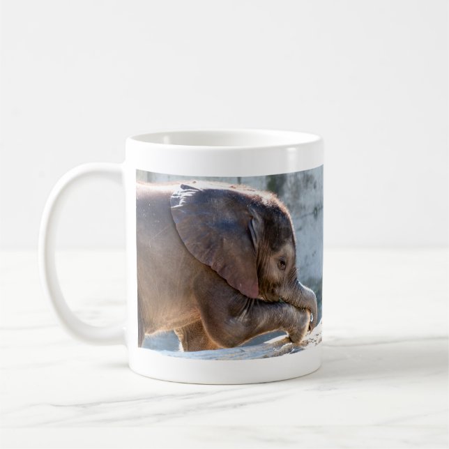 Baby Elephant Coffee Mug (Left)