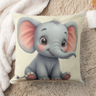Baby elephant cushion