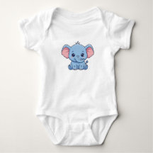 Baby Elephant – Cute & Cozy Baby T-Shirt