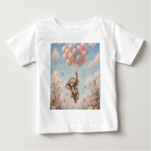 Baby Elephant Floating Balloons T-Shirt