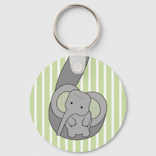 Baby Elephant Keychain
