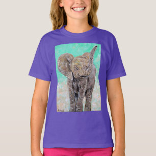 Baby Elephant Painting T-Shirt