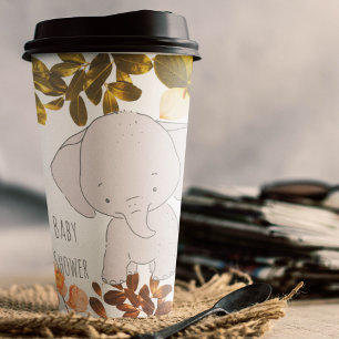Baby Elephant Paper Cups