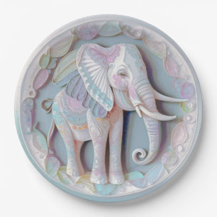 Baby Elephant  Paper Plate