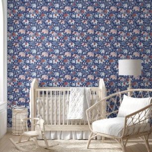 Baby elephant pattern 7 wallpaper