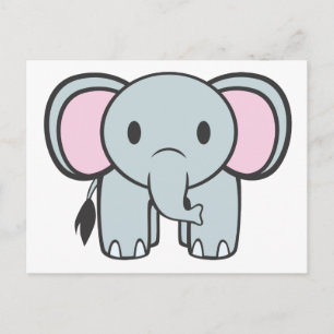 Baby Elephant Postcard