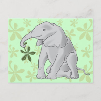 Baby Elephant Postcard