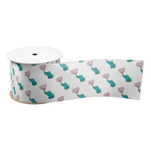Baby Elephant Satin Ribbon