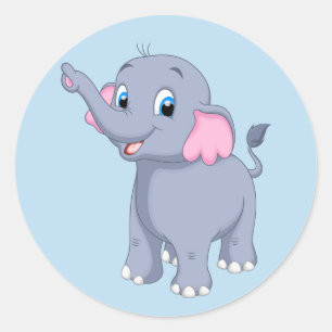 Baby Elephant Stickers