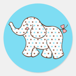Baby Elephant Stickers