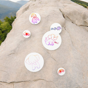 Baby Elephant Table Confetti