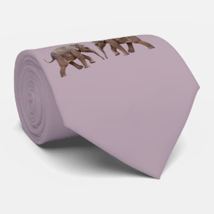 Baby Elephant Tie (Dusty Pink)