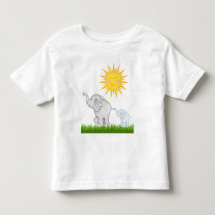 baby Elephants strolling unisex toddler t-shirt