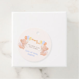 Baby Elephants Thank You Favour Tags
