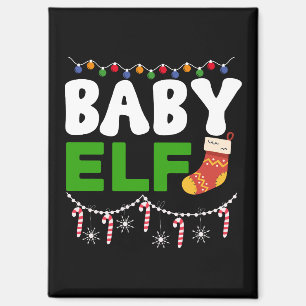 Baby Elf Christmas Holiday Design-84608 Magnet