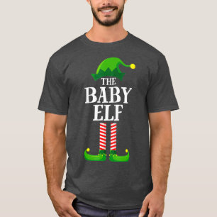 Baby Elf Matching Family Group Christmas Party T-Shirt