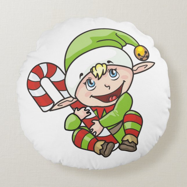 BABY ELF ROUND PILLOW (Front)