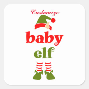 Baby Elf Thunder_Cove Square Sticker