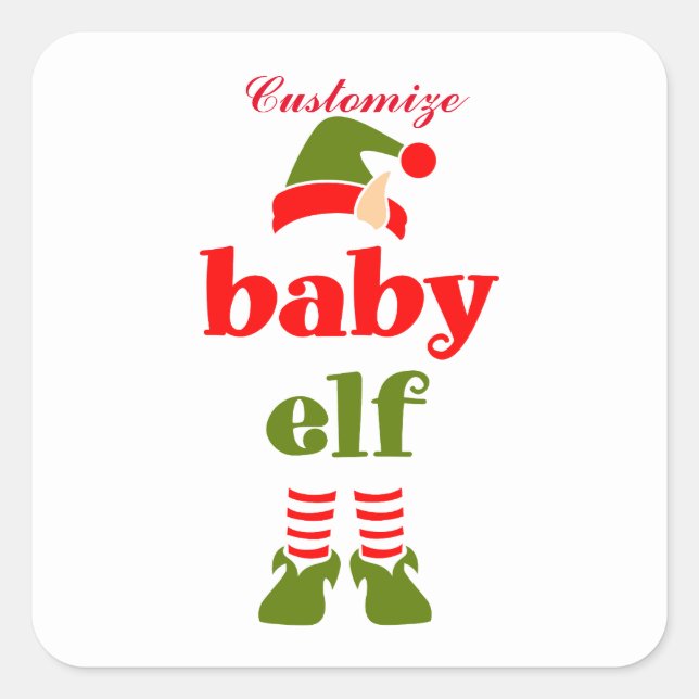 Baby Elf Thunder_Cove  Square Sticker (Front)