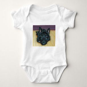 'Baby Em' - Scottie puppy Baby Bodysuit