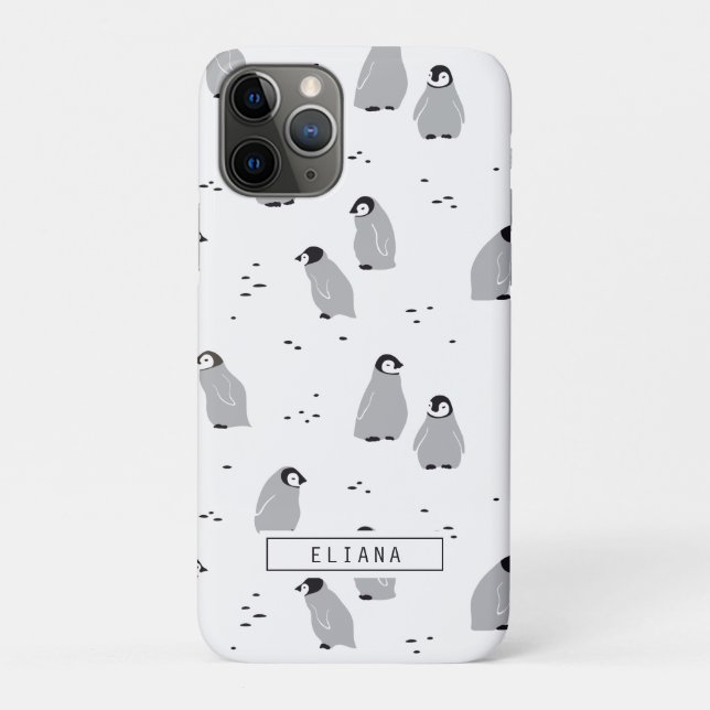 Baby emperor penguin chick pattern Case-Mate iPhone case (Back)