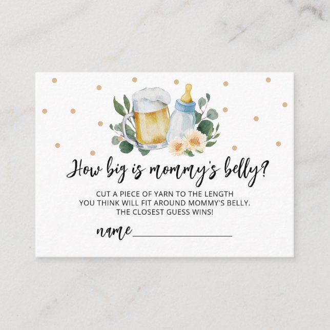 Baby est en train de brasser à quel point la carte (Devant)