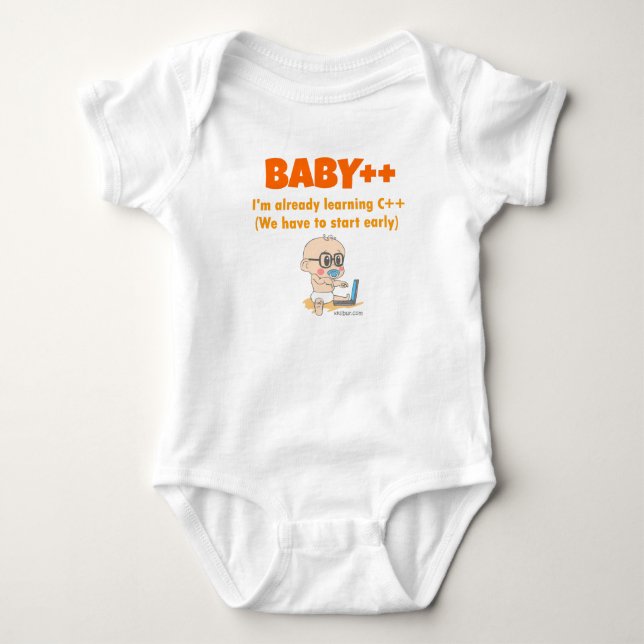 Baby Extra Extra Bodysuit (Front)