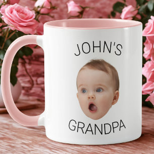 Baby Face Mug for Grandpa and Family