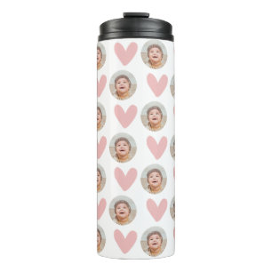 Baby Face Mug, Personalized Face Mug, Your Dogs Fa Thermal Tumbler