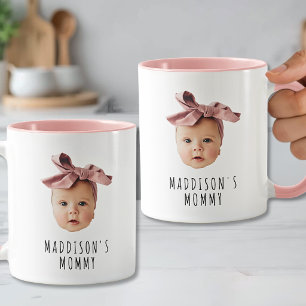 Baby Face Photo Custom Mommy Mug
