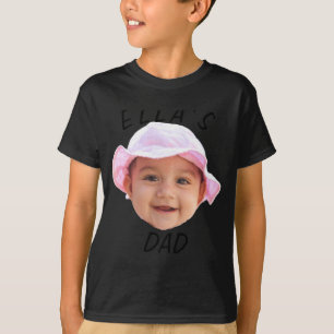 Baby Face Photo New Dad  T-Shirt