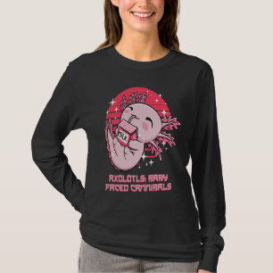 Baby Faced Cannibals Axolotl Animal Salamander Pet T-Shirt