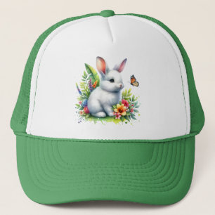 Baby Farm Animal Rabbit Sublimation Clipart-88186 Trucker Hat
