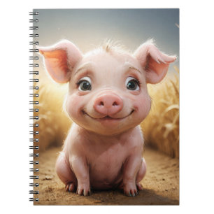 Baby farm animal: The little pig Notebook