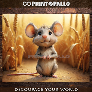 Baby Farm Animals: little corn mouse Tissue Paper