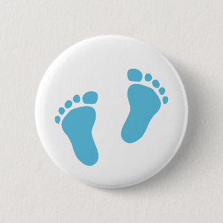 Baby feet 2 inch round button