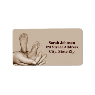 Baby feet Label