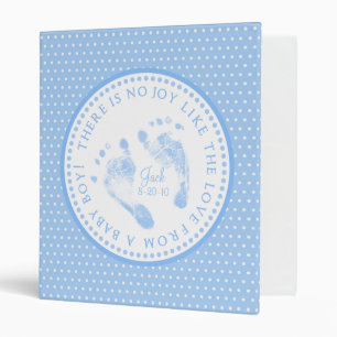Baby Feet Polka Dot Photo Album BInder