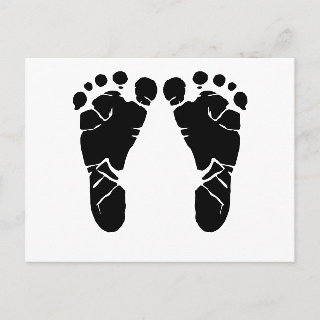 Baby Feet Postcard (Front)