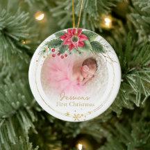 Baby First Christmas Photo Keepsake 