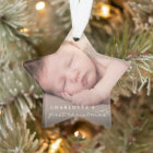 Baby First Christmas Snowflakes Style Chic Photo