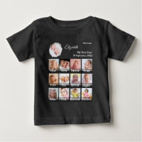 Baby First Year 12 Month Photo Collage Milestone