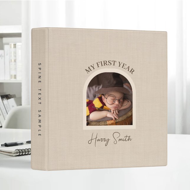 Baby First Year Baby Shower Memory Book Binder (Creator Uploaded)
