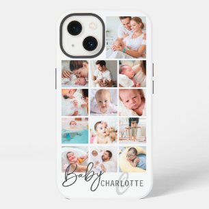 Baby First Year Personalized Family Photo Collage iPhone 13 Case