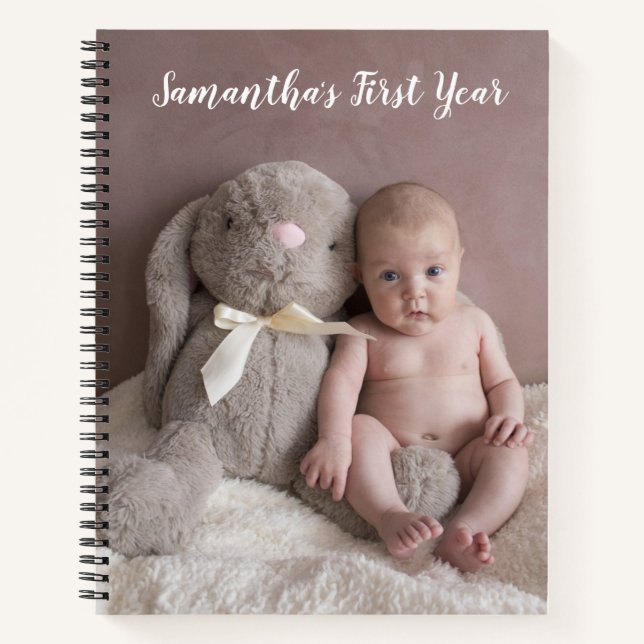 Baby First Year Photo Journal (Front)