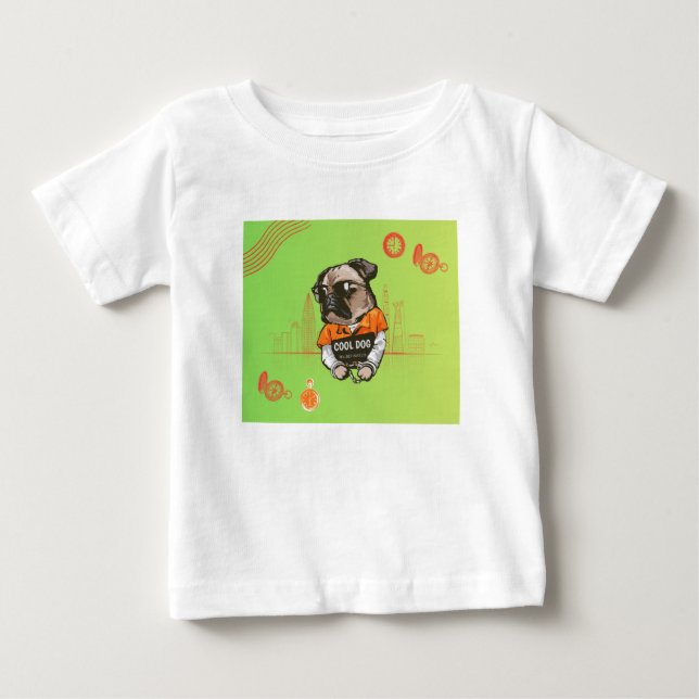 Baby fit jersey bodysuit (Front)